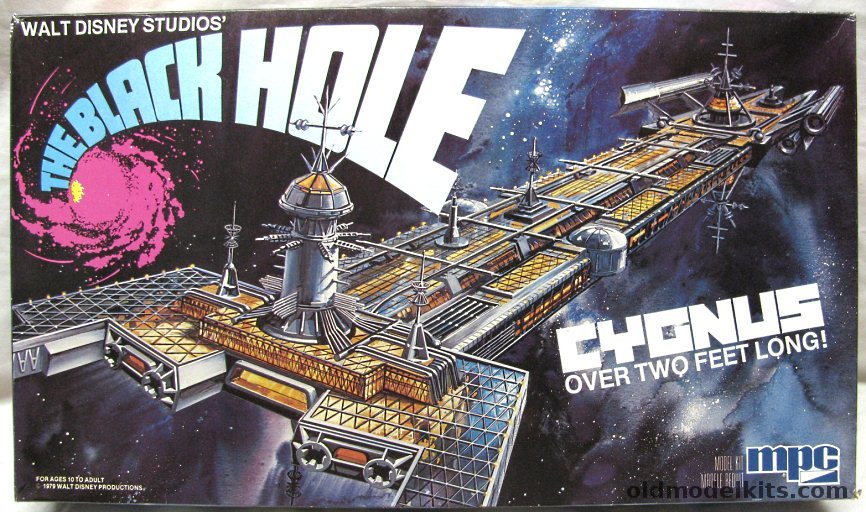 MPC Cygnus Space Ship - From The Movie The Black Hole, 1-1983 plastic model kit